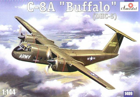 A Model From Russia 1/144 C8A Buffalo (DHC5) USAF Transport Aircraft Kit