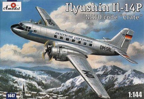 A Model From Russia 1/144 IL14P NATO Code Crate Lufthansa Personnel/Cargo Aircraft Kit