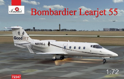 A Model From Russia 1/72 Bombardier Learjet 55 Business Jet Kit