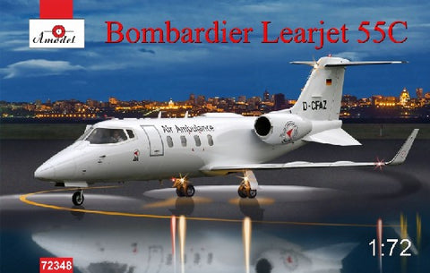 A Model From Russia 1/72 Bombardier Learjet 55C Business Jet Kit