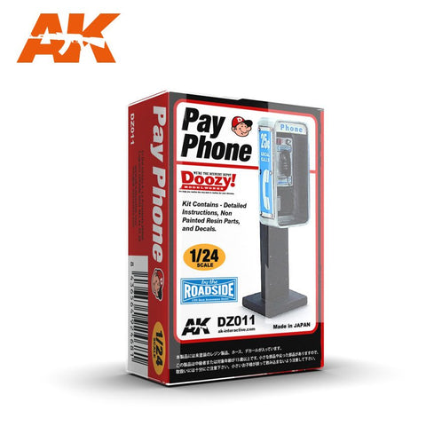 AK Interactive 1/24 Doozy Series: Pay Phone (Resin)