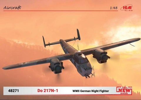 ICM Aircraft 1/48 WWII German Do217N1 Night Fighter (New Tool) Kit