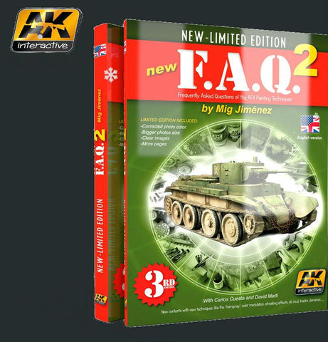 AK Interactive FAQ 2 AFV Painting Techniques 3rd Edition Book