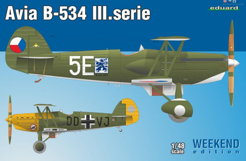 Eduard Aircraft 1/48 Avia B534 III Series BiPlane Fighter Wkd. Edition Kit
