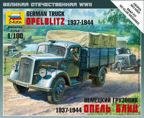 Zvezda Military 1/100 Opel Blitz Truck 1937-44 Kit