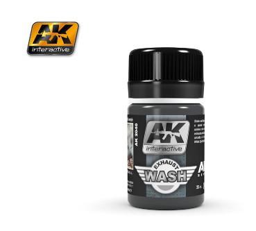 AK Interactive Air Series: Exhaust Enamel Wash 35ml Bottle