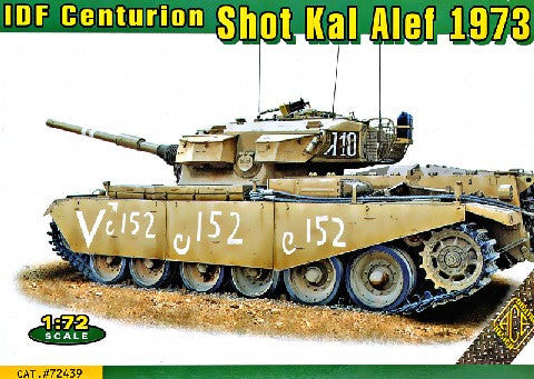 Ace 1/72 Centurion Shot Kal Alef 1973 Main Battle Tank Kit
