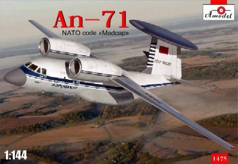 A Model From Russia 1/144 An71 NATO Code Madcap Soviet AWACS Aircraft Kit