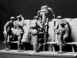 Master Box 1/35 British Infantry Before the Attack WWI Era (5 & Trench) Kit