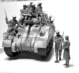 Master Box 1/35 101th Light Company Paratroopers & British Tankmen France 1944 Kit