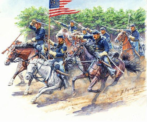 Master Box 1/35 8th Pennsylvania Cavalry 89th Rgmt (3 Mtd) Kit