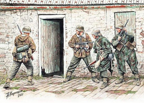 Master Box 1/35 German Infantry Western Europe 1944-45 (4) Kit