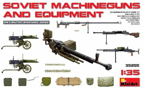 MiniArt 1/35 Soviet Machine Guns & Equipment Kit