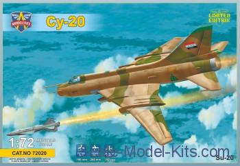 Modelsvit Aircraft 1/72 Sukhoi Su20 Soviet Fighter Ltd. EditionKit
