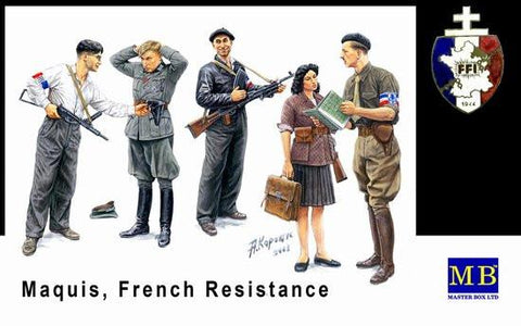 Master Box Ltd 1/35 Maquis French Resistance (5) Kit