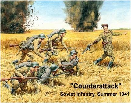 Master Box 1/35 Counterattack Soviet Infantry Summer 1941 (6) Kit