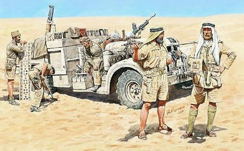 Master Box Ltd 1/35 WWII Long Range Desert Group (LRDG) (5) Kit