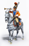 MiniArt 1/16 Trumpeter on Horse 2nd Westphalian Cuirassiers Regiment 1809 Kit