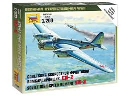 Zvezda Aircraft 1/200 Soviet SB2 High Speed Bomber Kit