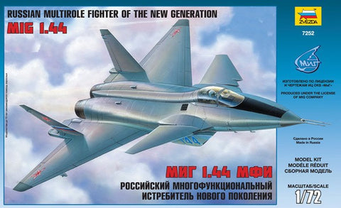 Zvezda Aircraft 1/72 Russian MiG1.44 Multi-Role Fighter of the New Generation Kit