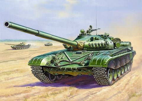 Zvezda Military 1/100 Soviet T72B Main Battle Tank Kit